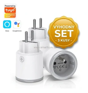 VÝHODNÝ SET 3 ks - TUYA WiFi chytrá zásuvka 16A s měřením spotřeby NAS-WR07W